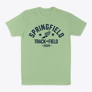 Springfield Academy Track and Field Classic Dad T-Shirt