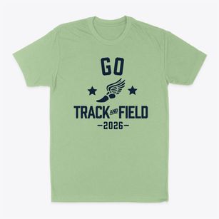 Go Like The Wind School Track and Field Classic Dad T-Shirt