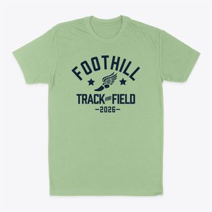Foothill High School Track and Field Classic Dad T-Shirt