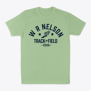 W R Nelson Elementary School Track and Field Classic Dad T-Shirt