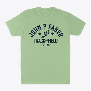 John P Faber Elementary School Track and Field Classic Dad T-Shirt