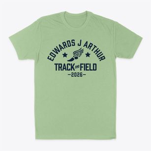 Edwards J Arthur Elementary School Track and Field Classic Dad T-Shirt