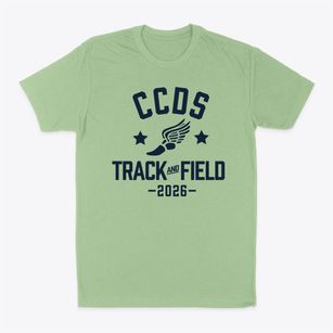 Charlotte Country Day School Track and Field Classic Dad T-Shirt