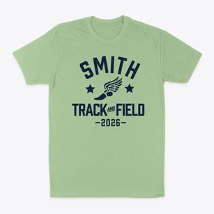 Y.e. Smith Elementary Museum Track and Field Classic Dad T-Shirt