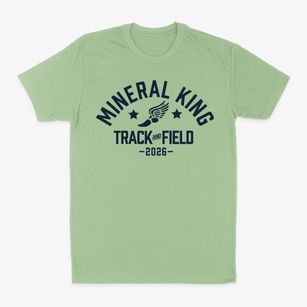 Mineral King Elementary School Track and Field Classic Dad T-Shirt