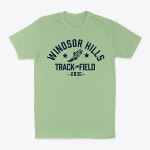 Windsor Hills Baptist School Track and Field Classic Dad T-Shirt