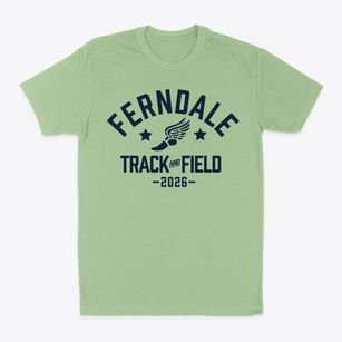 Ferndale Area Elementary School Track and Field Classic Dad T-Shirt