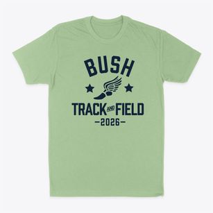 Bush Middle School Track and Field Classic Dad T-Shirt