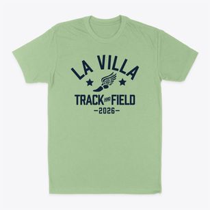 La Villa Elementary Middle School Track and Field Classic Dad T-Shirt