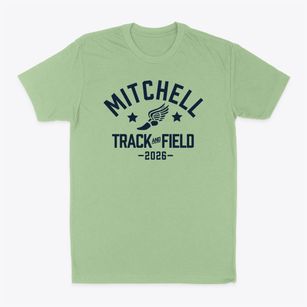 Mitchell Elementary School Track and Field Classic Dad T-Shirt