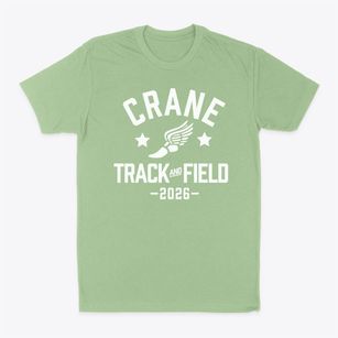 Crane High School Track and Field Classic Dad T-Shirt