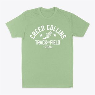 Creed Collins Elementary School Track and Field Classic Dad T-Shirt