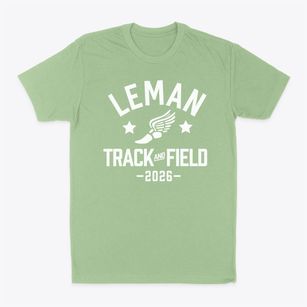 Leman Middle School Track and Field Classic Dad T-Shirt