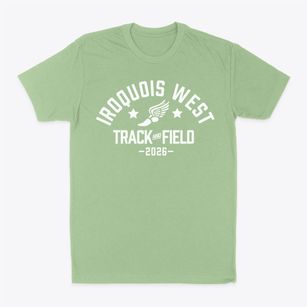 Iroquois West Upper Elementary School Track and Field Classic Dad T-Shirt