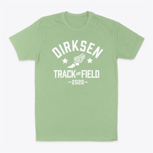Dirksen Middle School Track and Field Classic Dad T-Shirt