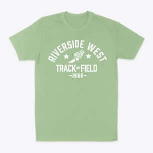 Riverside West Elementary School Track and Field Classic Dad T-Shirt