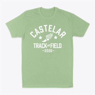Castelar Academy Track and Field Classic Dad T-Shirt