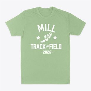 Mill Middle School Track and Field Classic Dad T-Shirt