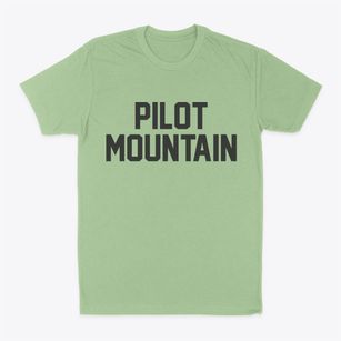 Pilot Mountain North Carolina Classic Block Classic Dad T-Shirt