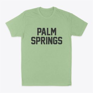Palm Springs Florida Classic Block Classic Dad T-Shirt