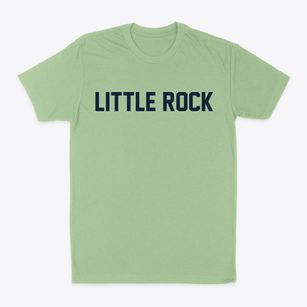 Little Rock Arkansas Classic Block Classic Dad T-Shirt