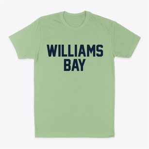 Williams Bay Wisconsin Classic Block Classic Dad T-Shirt