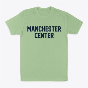 Manchester Center Vermont Classic Block Classic Dad T-Shirt