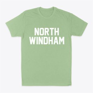 North Windham Maine Classic Block Classic Dad T-Shirt