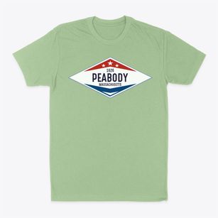 Peabody Massachusetts Diamond Star Classic Dad T-Shirt