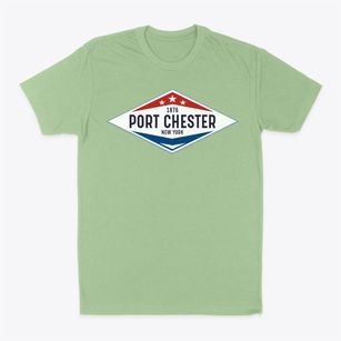 Port Chester New York Diamond Star Classic Dad T-Shirt