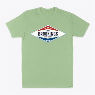 Brookings South Dakota Diamond Star Classic Dad T-Shirt