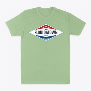 Floridatown Florida Diamond Star Classic Dad T-Shirt