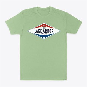 Lake Arbor Maryland Diamond Star Classic Dad T-Shirt