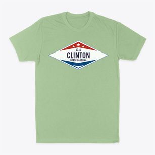 Clinton North Carolina Diamond Star Classic Dad T-Shirt