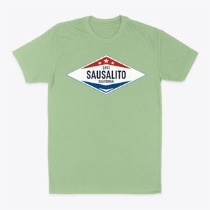 Sausalito California Diamond Star Classic Dad T-Shirt