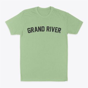 Grand River Iowa Classic Curve Classic Dad T-Shirt