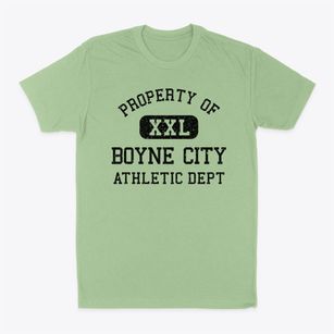Boyne City Michigan Athletic Dept Classic Dad T-Shirt