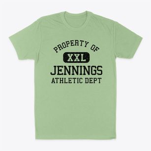 Jennings Louisiana Athletic Dept Classic Dad T-Shirt