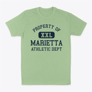 Marietta Illinois Athletic Dept Classic Dad T-Shirt