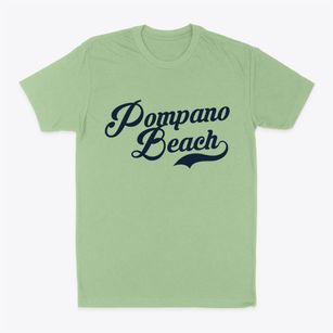 Pompano Beach Florida Vintage Team Classic Dad T-Shirt