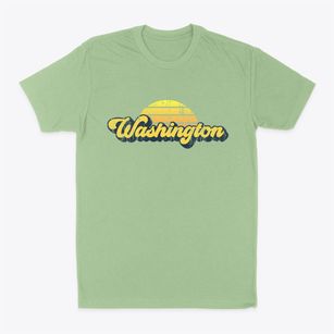 Washington Georgia Sublime Sunset Classic Dad T-Shirt
