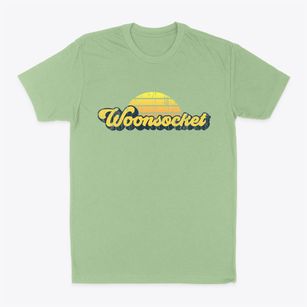 Woonsocket Rhode Island Sublime Sunset Classic Dad T-Shirt