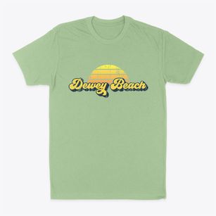 Dewey Beach Delaware Sublime Sunset Classic Dad T-Shirt