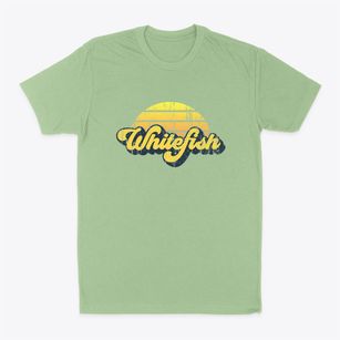 Whitefish Montana Sublime Sunset Classic Dad T-Shirt