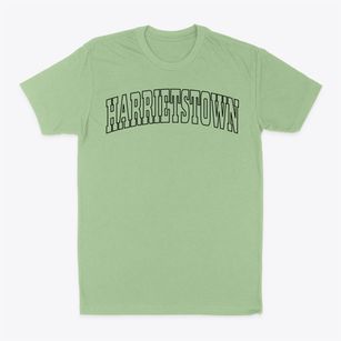 Harrietstown New York Trendy Block Classic Dad T-Shirt