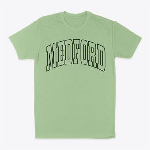Medford Massachusetts Trendy Block Classic Dad T-Shirt