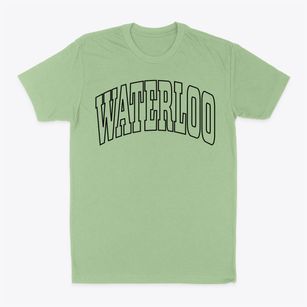 Waterloo Wisconsin Trendy Block Classic Dad T-Shirt