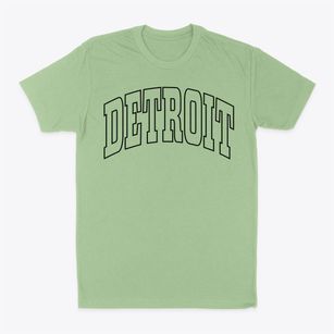 Detroit Texas Trendy Block Classic Dad T-Shirt