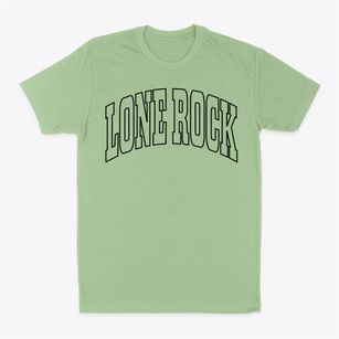 Lone Rock Iowa Trendy Block Classic Dad T-Shirt