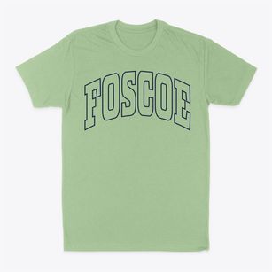 Foscoe North Carolina Trendy Block Classic Dad T-Shirt